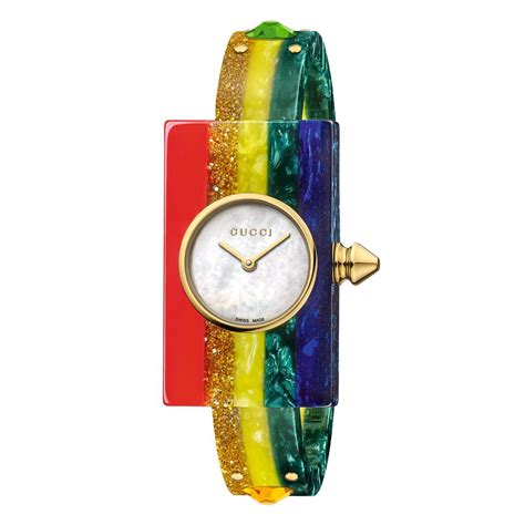 gucci rainbow watch|gucci rainbow headband.